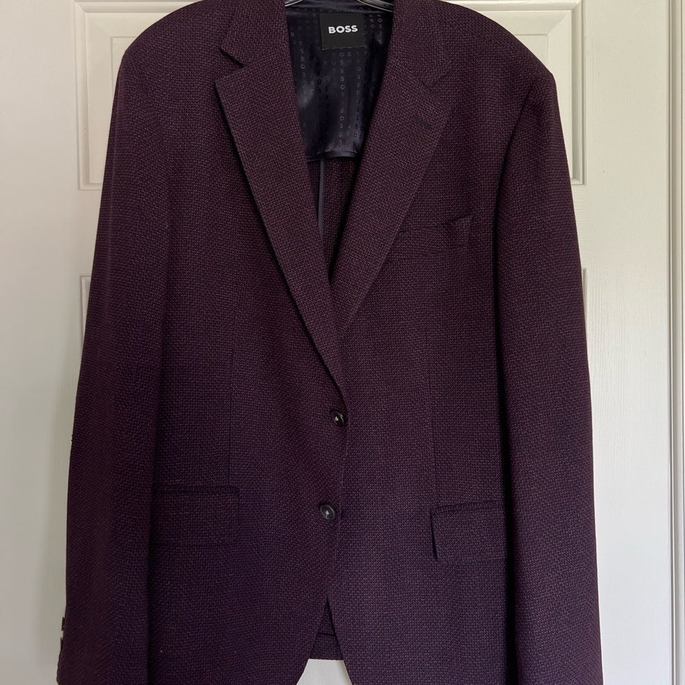 Boss Purple Sport Coat Classic Design